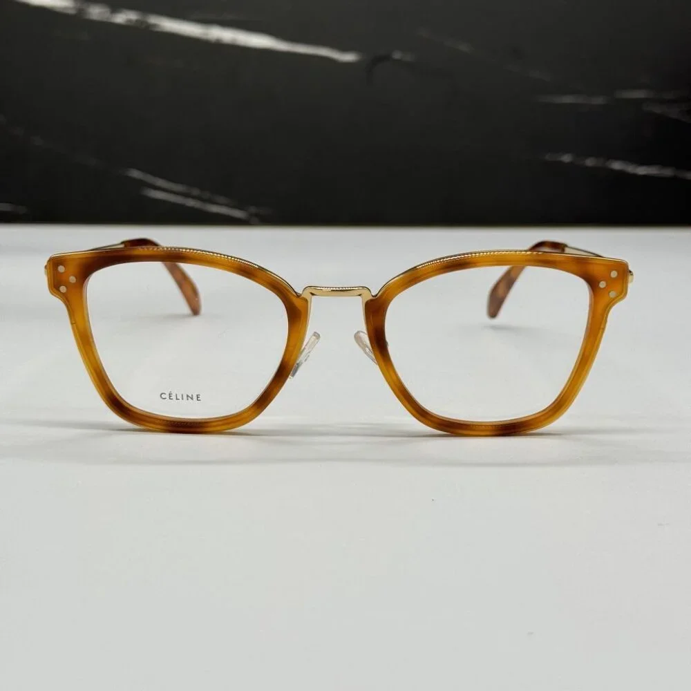 NEW CL50002U 055 CELINE EYEGLASSES WOMEN LIGHT HAVANA EYEWEAR CELINE CL 50002U